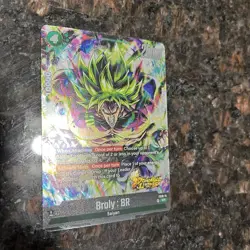 Broly FS10-14 Foil DB Legends Stamp Dragon Ball Super Card Game | NM - Image 3