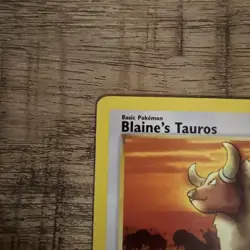 Pokemon Card - Blaine's Tauros 1st Edition Gym Heroes 064/132 Common - Image 2
