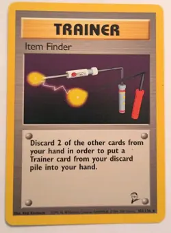 Pokemon Card - Base 2 Set 103/130 - ITEM FINDER (rare) - NM - Image 1