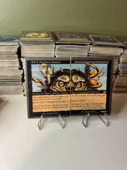 B.F.M. (BIG FURRY MONSTER) MTG MAGIC UNGLUED SP BFM SET - Image 1