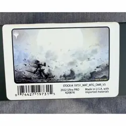 Ultra•PRO MtG Dominaria Remastered WRATH OF GOD Black Stitched Playmat • NEW - Image 2