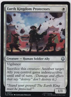 Earth Kingdom Protectors Foil 17 Avatar The Last Airbender MTG 000146 - Image 1