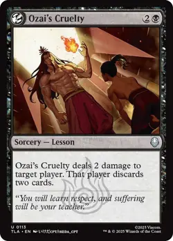 Ozai's Cruelty Avatar: The Last Airbender Foil for sale online - Image 3