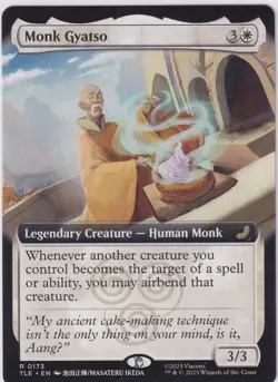 Monk Gyatso Extended Art MTG Avatar The Last Airbender - Image 1
