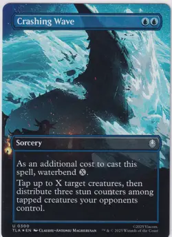 Crashing Wave (Borderless) Foil Avatar The Last Airbender MTG Magic - Image 1