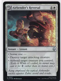 Airbender's Reversal #7 Avatar: The Last Airbender TLA Magic MTG FOIL - Image 1