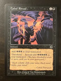 MTG - Cabal Ritual - Torment - Regular 51/143 - Near Mint - Image 1