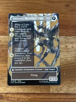 Final Fantasy Dion, Bahamut's Dominant Borderless non foil Magic MTG FIN376 - Image 2