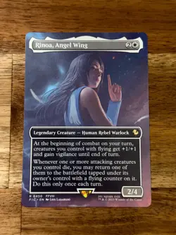 Final Fantasy Rinoa, Angel Wing (Borderless) non-foil Magic MTG FIC450 - Image 1