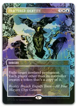 Fractured Identity (Textured Foil) #76 (NM) Thunder Junction OTP Magic MTG - Image 1