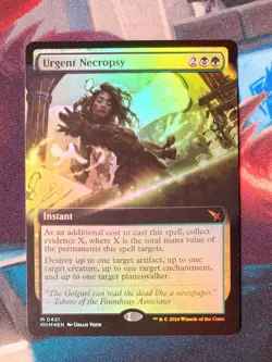 Urgent Necropsy Extended Murders at Karlov Manor Foil Magic Gathering MTG MKM - Image 1