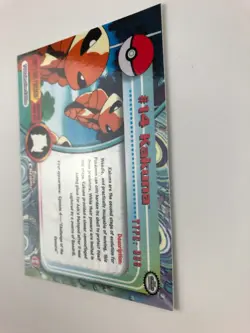 2000 Pokemon Topps Chrome Series 1 - #14 KAKUNA - Chrome Foil Holo RARE (MINT) - Image 5