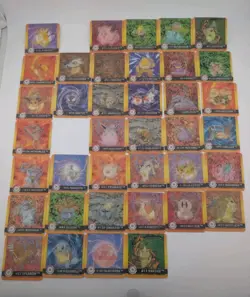 Nearly Complete Set POKEMON ARTBOX 1999 ACTION FLIPZ PREMIER EDITION (2 Short) - Image 1