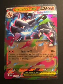 Pokemon TCG Mega Charizard Ex 13/94 Double Rare Phantasmal Flames - Image 2