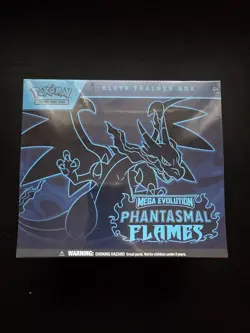 Pokemon Mega Evolution Phantasmal Flames Elite Trainer Box ETB Sealed - Image 1