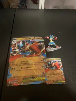Pokemon TCG lucario Mega Evolution Figure Collection, jumbo and figure - Image 1