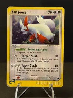 Zangoose 14/100 Holo Rare Ex Sandstorm Pokemon 6953 MP/HP - Image 1
