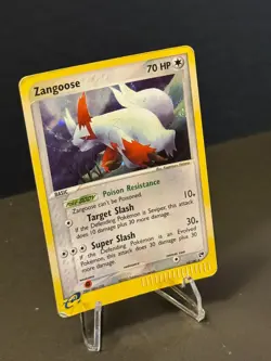 Zangoose 14/100 Holo Rare Ex Sandstorm Pokemon 6953 MP/HP - Image 3
