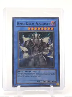 DEMISE, KING OF ARMAGEDDON 2007 YU-G-OH SHADOW INFINITY SUPER RARE Q1475 - Image 1