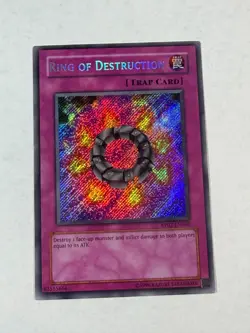 Yugioh ORIGINAL 1996 Ring of Destruction RP02-EN066 Secret Rare LP - Image 1