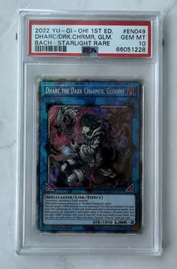 Yugioh PSA 10 Hiita + Dharc Charmer 1st Edition Starlight Rare Gem Mint x2 - Image 4