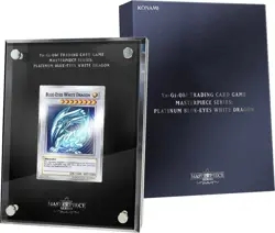 Yugioh TCG Masterpiece Series Platinum Blue-Eyes White Dragon US Version /1000 - Image 1