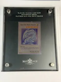 Yugioh TCG Masterpiece Series Platinum Blue-Eyes White Dragon US Version /1000 - Image 2