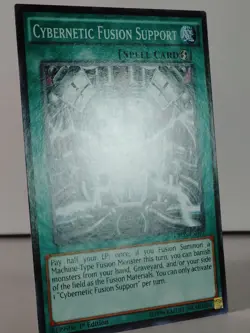 Cybernetic Fusion Support - YUGIOH CROS EN092 - Rare - 1st ed - NM - A - Image 2