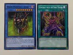 Yugioh - Dark Master Zorc Contract Master Ritual Set 1st LP - Plus Free Holo - Image 1