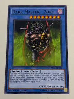 Yugioh - Dark Master Zorc Contract Master Ritual Set 1st LP - Plus Free Holo - Image 2