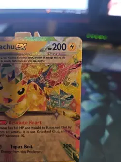 Pokemon Pikachu EX TCG Sv08: Surging Sparks Double Rare Holo Card 057/191 NM - Image 3