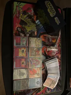 Pokemon Holographic Card Bundle Lot Over 50 Near Mint Different Holo Cards - Image 1
