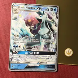Alolan Ninetales GX 22/145 World Championship Promo Pokemon Card NM! 2017 - Image 1