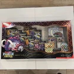 Pokemon Paldean Fates Great Tusk Iron Treads EX Premium Collection Trading Cards - Image 1