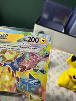 Pikachu EX Holo Ultra Rare Card 057/191 SV08 Surging Sparks M/Nm Condition - Image 4