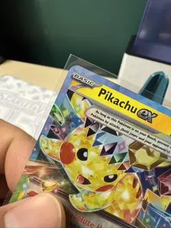 Pikachu EX Holo Ultra Rare Card 057/191 SV08 Surging Sparks M/Nm Condition - Image 5