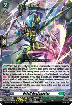 cardFight vanguard cards-Onfall Anotogaster - DZ-BT04: Destined Showdown (DZ-BT - Image 1