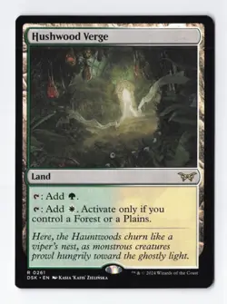 Hushwood Verge Regular Rare Duskmourn Magic the Gathering Card NM - Image 1