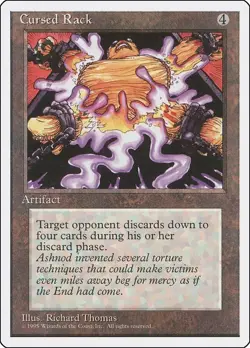 Cursed Rack U Fourth Edition MTG Magic the Gathering Card NM - Image 1