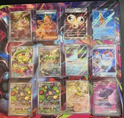 2025 Pokemon Full Art Holo English SP Lot MINT 12 Total Cards Fast Shipping - Image 1