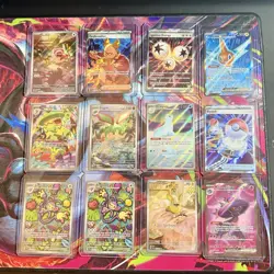 2025 Pokemon Full Art Holo English SP Lot MINT 12 Total Cards Fast Shipping - Image 2