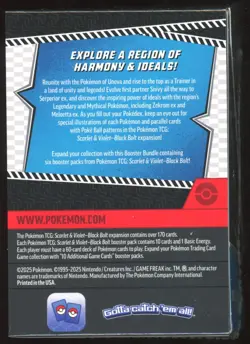 Scarlet Violet BLACK BOLT BOOSTER BUNDLE SEALED BRAND NEW Pokemon TCG Cards - Image 2