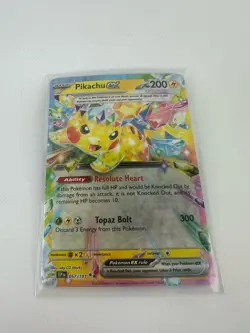 Pokemon TCG Pikachu EX SV Surging Sparks Double Rare Card #57/191 NM - Image 1