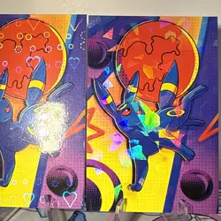 2 Cracked Ice / Heart Holos Database Sets UMBREON NonTCG POKEMON CARDS - Image 4