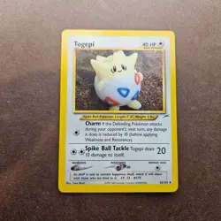 Togepi 56/105 Pokemon Neo Destiny Card - MP - Image 1
