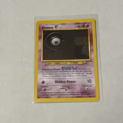 Unown [C] 57/105 Neo Destiny Regular Pokemon Card Pk000615 - Image 1