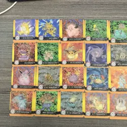 Pokemon Artbox 1999 Action Flipz Cards Premier Edition Full Set 1-40 Lenticular - Image 2