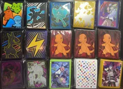 Pokemon Tcg ETB & Collection Box Card Sleeves - Lot of 15 Packs *NEW* - Image 1