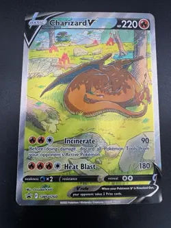 Charizard V SWSH260 Pokemon TCG Sword & Shield Black Star Promo Card Near Mint - Image 3