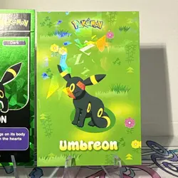 2 Cracked Ice Holos Different Database Sets UMBREON Non-TCG POKEMON CARDS - Image 4